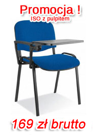 Krzesło konferencyjne ISO z pulpitem - promocja na 2021 r