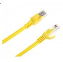 Patchcord kabel UTP kat. 5e wtyk - wtyk 3m żółty INTEX
